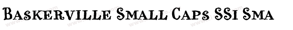 Baskerville Small Caps SSi Small Caps字体转换
